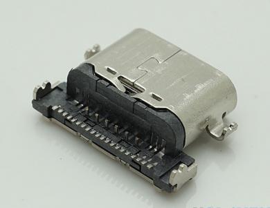 24P DIP+SMD Mid mount L=7.95mm USB 3.1 type C connector female socket   KLS1-5467